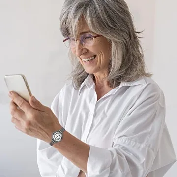 Stylish Women's Easy Reader Analog Watch - Gold/Silver Plated