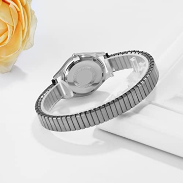 Stylish Women's Easy Reader Analog Watch - Gold/Silver Plated