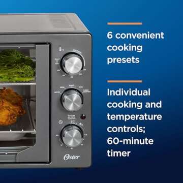 Oster Extra-Large French Door Air Fryer Countertop Oven