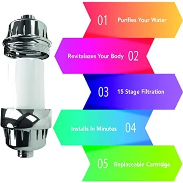 Aqua Earth Shower Filter for Skin Health & Purified Water