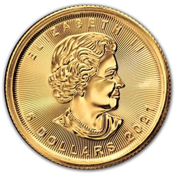 1/10 oz Canadian Gold Maple Leaf Coin Brilliant Uncirculated