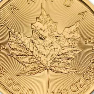 1/10 oz Canadian Gold Maple Leaf Coin Brilliant Uncirculated