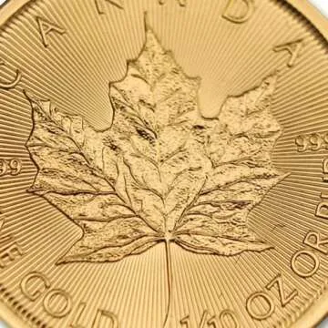 1/10 oz Canadian Gold Maple Leaf Coin Brilliant Uncirculated