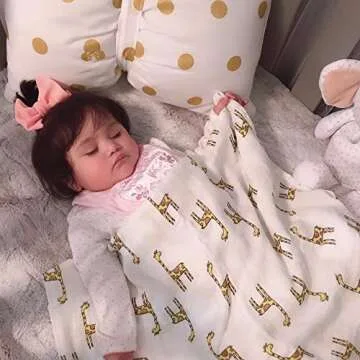 Upsimples Baby Swaddle Blanket Set Large Soft Muslin