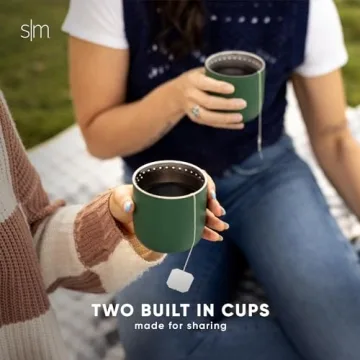 Simple Modern Hot Beverage Thermos with 2 Mugs