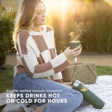 Simple Modern Hot Beverage Thermos with 2 Mugs