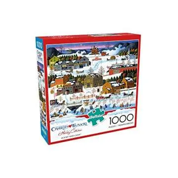 Buffalo Games - Charles Wysocki - Hickory Haven Canal - 1000 Piece Jigsaw Puzzle for Adults -Challenging Puzzle Perfect for Game Nights - Finished Size is 26.75 x 19.75