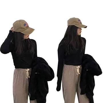 Retro Washed American Flag Baseball Cap for All