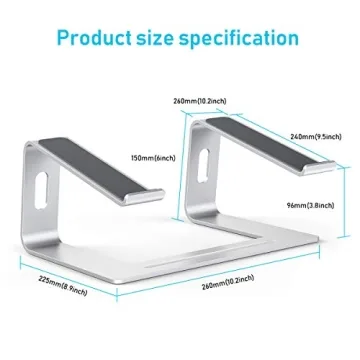 Ergonomic Adjustable Laptop Stand for All Laptops
