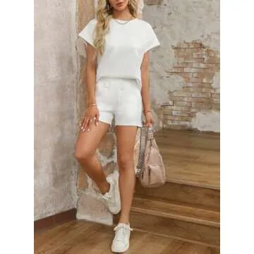 Stylish Dokotoo Two Piece Sets for Women Casual Wear