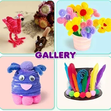 Arts Craft Supplies for Kids - 1000+ DIY Kit for Children