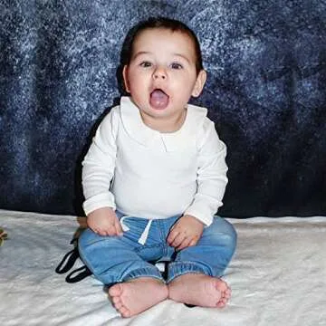 Pureborn Baby Girls Cotton Bodysuit - Stylish & Soft