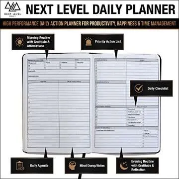 Next Level Daily Planner for Productivity and Happiness