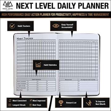 Next Level Daily Planner for Productivity and Happiness