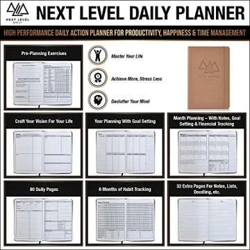 Next Level Daily Planner for Productivity and Happiness