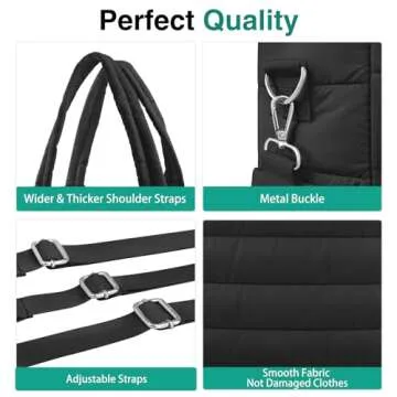 KUBYA Diaper Bag Tote, Baby Diaper Tote Bags Crossbody Hospital Bag Travel Large Mommy Bag, with Silicone Pacifier Case