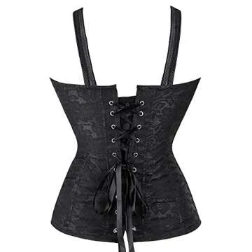 Luxe Women Sexy Boned Lace Up Corsets for Costumes
