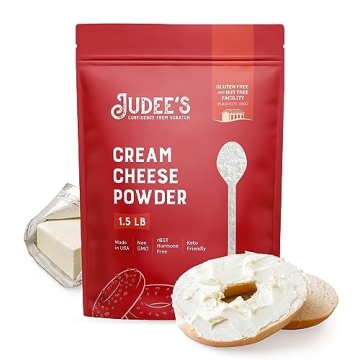 Judee's Powdered Cream Cheese - 1.5 lb (24 oz) - Delicious and 100% Gluten-Free and Keto-Friendly - ...