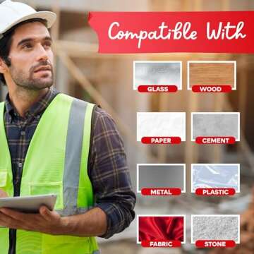 XFasten Super Strong Duct Tape, White, 2" x 50 Yards Waterproof Duct Tape for Outdoor, Indoor, School and Industrial Use