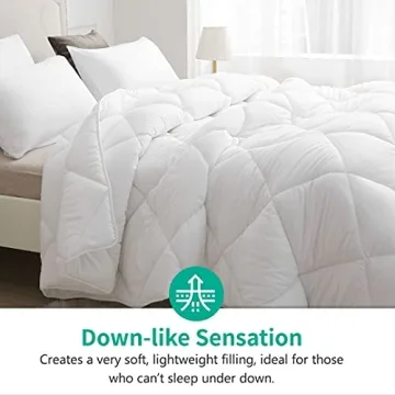 APSMILE Queen Comforter Ultra-Soft All-Season Down Alternative