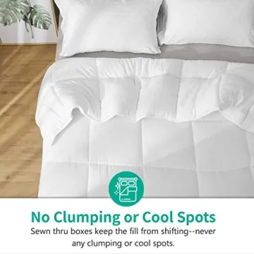APSMILE Queen Comforter Ultra-Soft All-Season Down Alternative