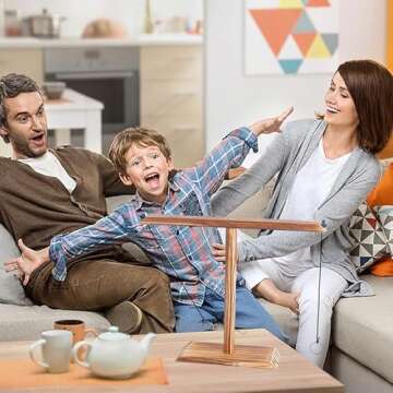 YWMSGM Ring Toss Games for Adults, Patio Decor, Yard Games, Outdoor Indoor Games, Wooden Hook and Ring Game for Bars, Home, Party, Christmas Games