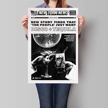 Trendy Disco Ball Canvas Wall Art for Funky Spaces