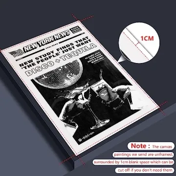 Trendy Disco Ball Canvas Wall Art for Funky Spaces