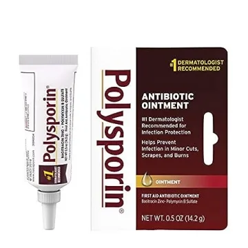 Polysporin First Aid Topical Antibiotic Ointment for Cuts and Scrapes, Neomycin-Free, 0.5 oz