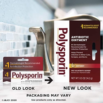 Polysporin First Aid Antibiotic Ointment Travel Size 0.5 oz