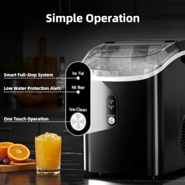 Antarctic Star Nugget Ice Maker for Soft Chewable Ice