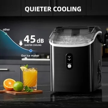 Antarctic Star Nugget Ice Maker for Soft Chewable Ice