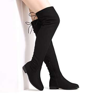 DREAM PAIRS Women's Over The Knee Winter Boots - Stylish Comfort