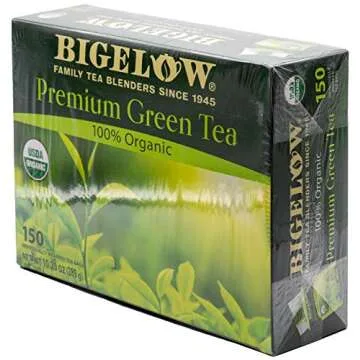 Bigelow Organic Green Tea 150-Count - Refreshing & Healthy