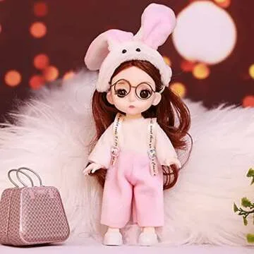 Albrost Mini Dolls Dress Clothes for 6 Inch Dolls | 8 Sets