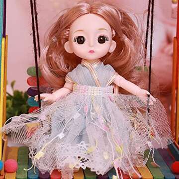 Albrost Mini Dolls Dress Clothes for 6 Inch Dolls | 8 Sets