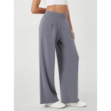 ODODOS Modal Soft Wide Leg Pants for Women Comfort Wear
