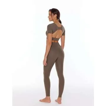 Stylish Backless Workout Crop Top for Active Women