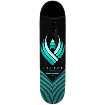 Powell Peralta Skateboard Deck Flight 242 Black 8.0" x 31.45"
