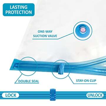 10 Vacuum Storage Bags for Efficient Space Saving Solutions