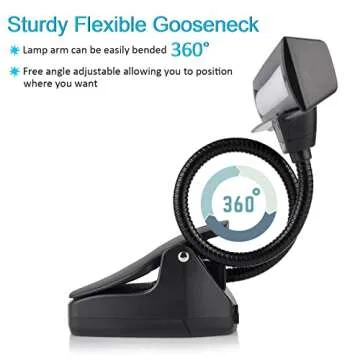Versatile Clip-On Light for Reading and Music Stand