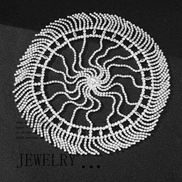 Fdesigner Vintage Crystal Head Chain for Elegant Events