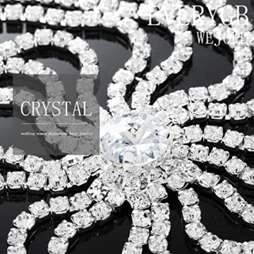 Fdesigner Vintage Crystal Head Chain for Elegant Events