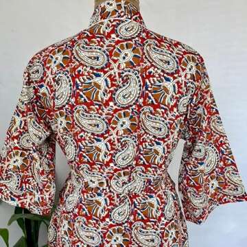 Eastern Loom Women’s Cotton Beach Cover Up Kimono