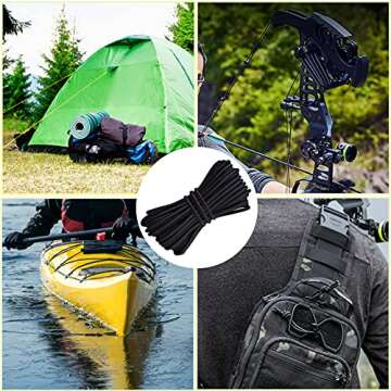 HEMYLU Elastic Cord 1/8 Inch x 17FT for DIY Projects