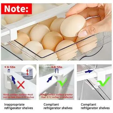 FineNoke Egg Holder: Space-Saving, Durable & Easy to Use