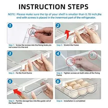 FineNoke Egg Holder: Space-Saving, Durable & Easy to Use