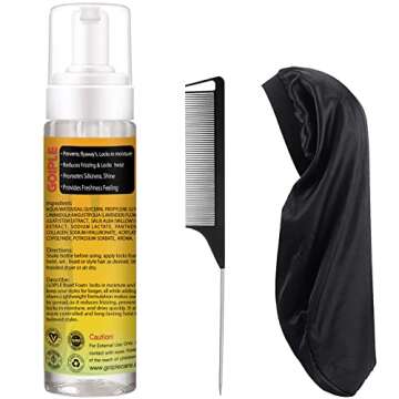 Goiple Braid Mousse, Twist, Locs - Extra Hold, High Shine, Moisturizes, Frizz Control, Lightweight, ...