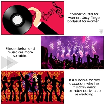 Stylish Zando Women's Fringe Bodysuit for Any Occasion