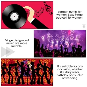 Stylish Zando Women's Fringe Bodysuit for Any Occasion